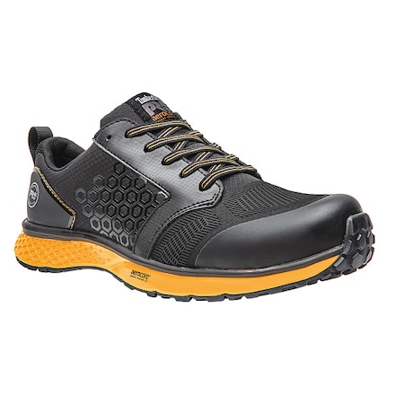 Men's Composite Toe Athletic Shoe, Black/Orange, 8 1/2, M, TB1A2123