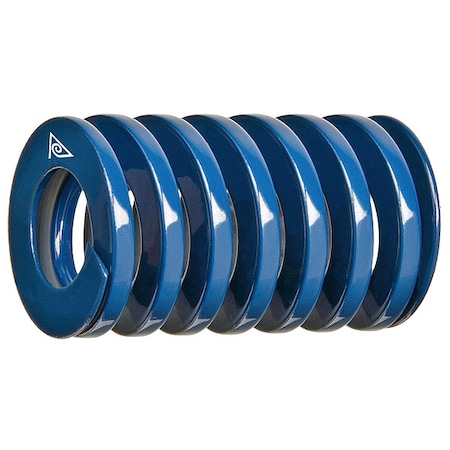 ISO D Die Spring,Medium Duty,1-1/2x6In