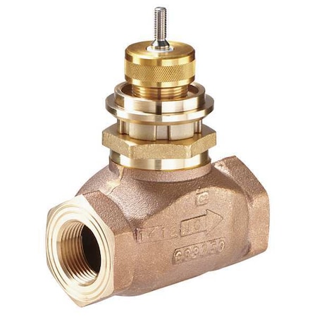 Globe Valve,2-Way,NO,3/4 In,(F)NPT