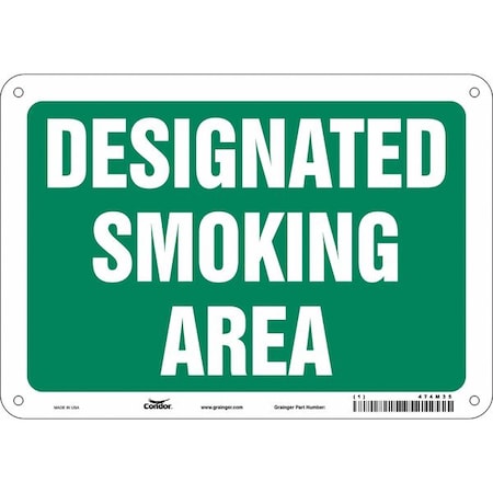 Safety Sign, 7" H, 10" W,  Vertical Rectangle, English, 474M35