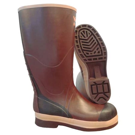 Unisex Viking(R) Tall Rubber Boots, Steel Toe, 16" Height, Brown, 11