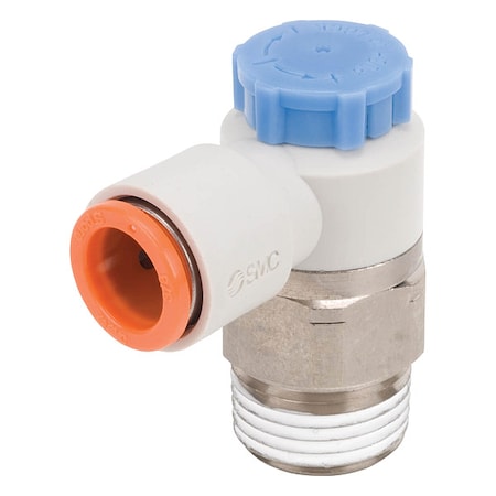 Speed Control Valve,3/8 In,NPT x Tube