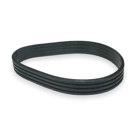 4/B148 Banded V-Belt, 151-3/4" Outside Length, 2-2/3" Top Width, 1/2" Thickness, 4 Ribs