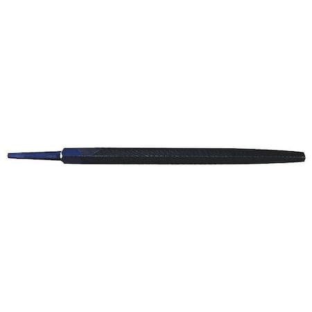 Three Square File,Dbl Cut,8In,Blk Oxide