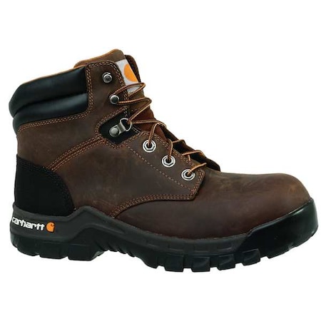 Men's 6-Inch Work Boot, 10, Composite Toe, 6 in H, Brown, CMF6366