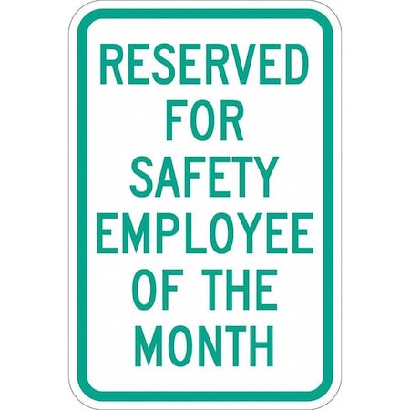 Employee Parking Sign,18" x 12, T1-1184-EG_12x18