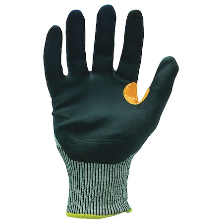 Knit Gloves, Cut Level A4 ,Dipped ,Foam Nitrile ,Sandy ,M 1 PR
