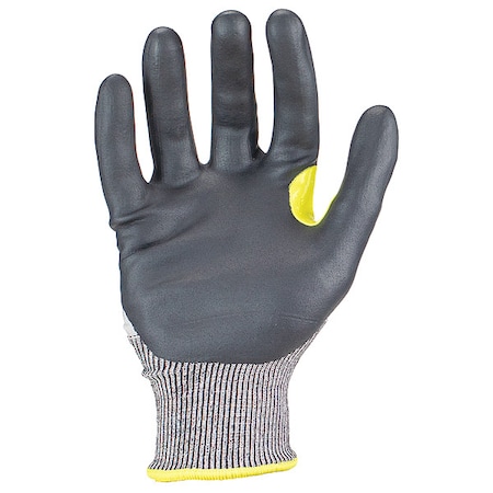 Knit Gloves, Cut Level A3 ,Dipped ,Foam Nitrile ,Sandy ,S 1 PR