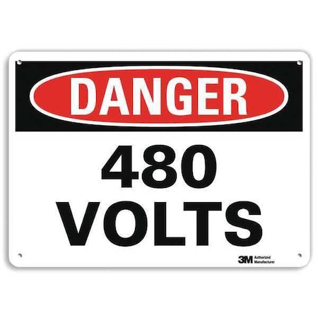 Danger Sign,10" W,7" H,0.040" Thickness, U1-1076-NA_10x7