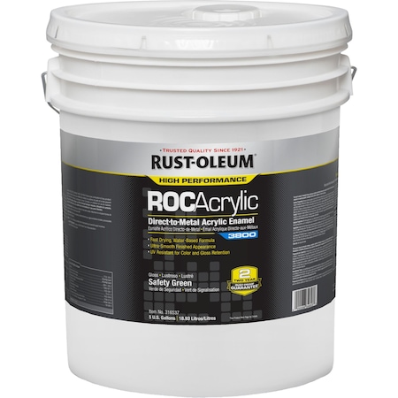 Acrylic Enamel Coating,Safety Green,5gal