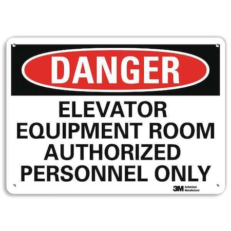 Danger Sign,10" W,7" H,0.040" Thickness, U3-1416-NA_10x7