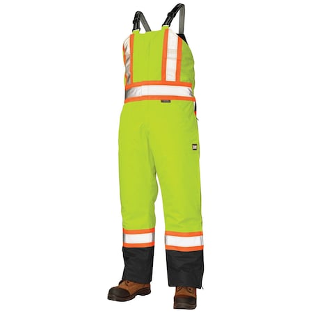 3X Hi-Vis Insulated Bibs, Florescent Green