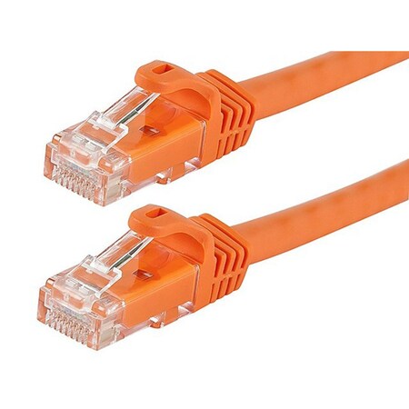 Ethernet Cable,Cat 6,Orange,50 ft.