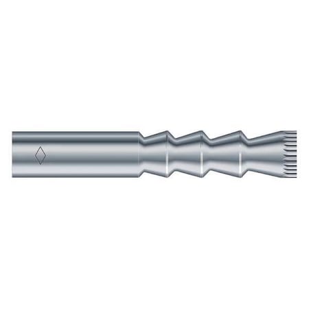 Short Drop-In Anchor, 5/16 in Dia, 2-3/8" L, Steel Zinc Plated