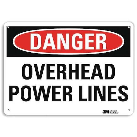Danger Sign,10" W,7" H,0.040" Thickness, U3-1891-NA_10x7