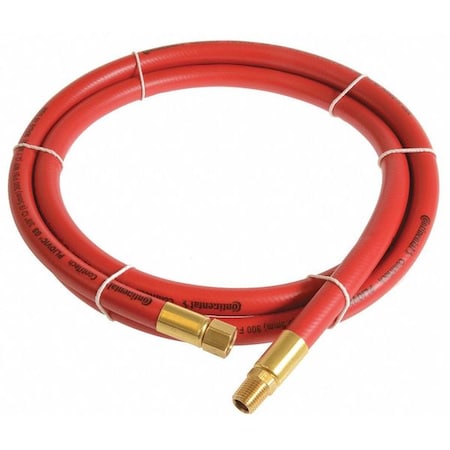 3/8" x 10 ft PVC Coupled Multipurpose Air Hose 300 psi RD