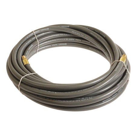 3/8" x 50 ft PVC Coupled Multipurpose Air Hose 300 psi GY