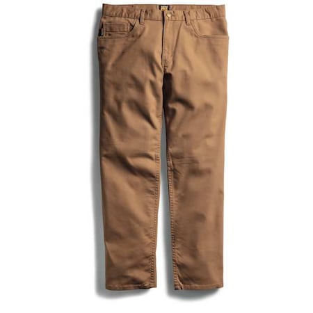 Men's Work Series Pant Flex Canvis 8 33/32, 33 in, Tan