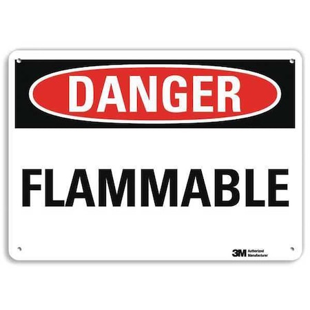Danger Sign, 10 in H, 14 in W, Horizontal Rectangle, English, U3-1471-NA_14x10