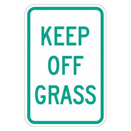 Facility Sign, 18 in H, 12 in W, Aluminum, Vertical Rectangle, English, T1-5484-EG_12x18