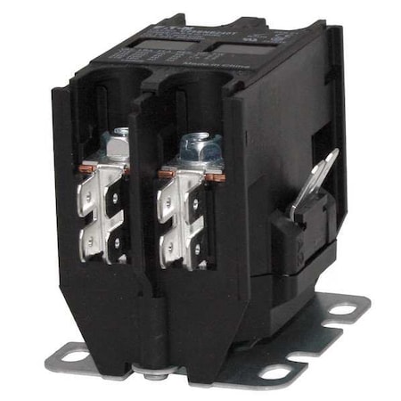 Definite Purpose Magnetic Contactor, 120V AC, 2 P, Non-Reversing, 1 Phase, Quick Connect