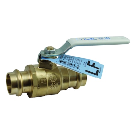 1" Press Brass Ball Valve Inline