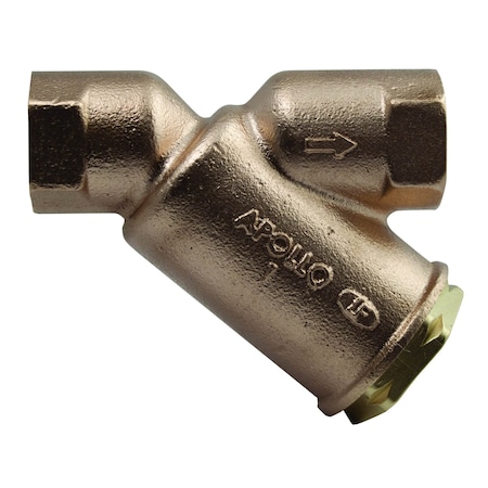 Y Strainer, 1/4" Pipe, FNPT x FNPT, Lead Free Bronze, 400 psi at 210 Degrees F WSP