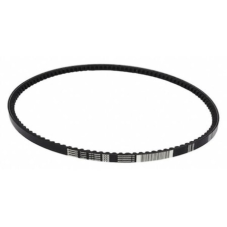 5VX580 Cogged, Wedge V-Belt, 58 in Outside Length, 5/8 in Top Width, 17/32" Thickness, 1 Ribs