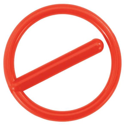 3/8" Drive Retaining Ring Red Plastic Coated, Retaining Pin,1-3/16
