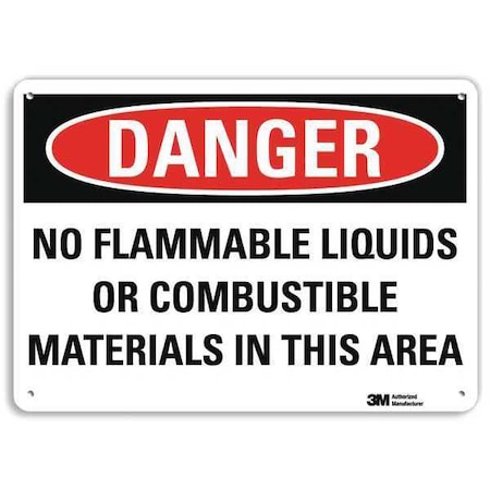 Danger Sign, 10 in H, 14 in W, Horizontal Rectangle, English, U3-1820-NA_14x10