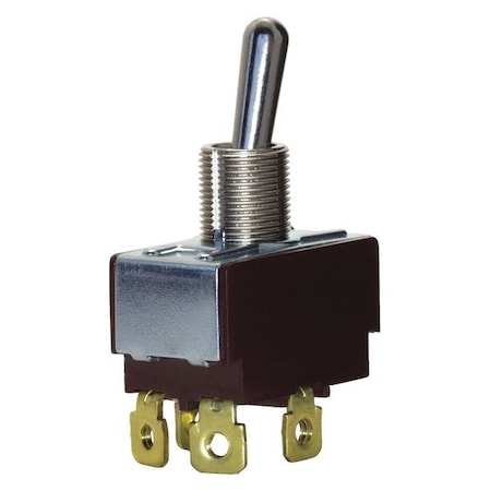 Toggle Switch,DPDT,10A at 250V,Screw