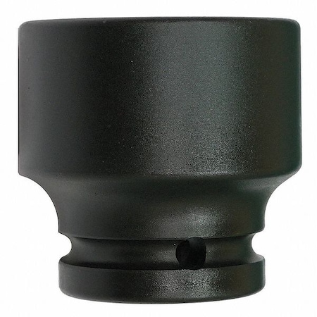 WESTWARD Impact Socket,1In Drive,2-1/4In,6pts, Black Oxide