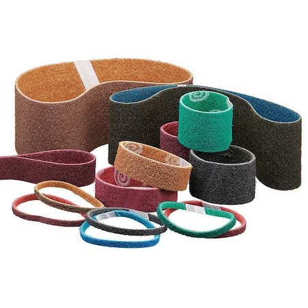 Surface-Conditioning Belt, 3 in W, 24 in L, Non-Woven, Aluminum Oxide, Not Applicable Grit, Coarse