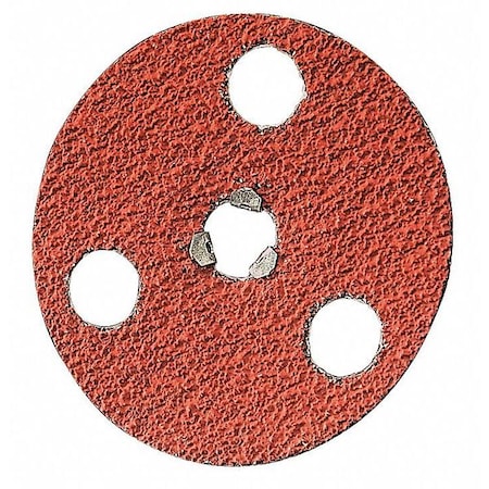 Sanding Disc,CerAlO,80 Grit,4-1/2 in.