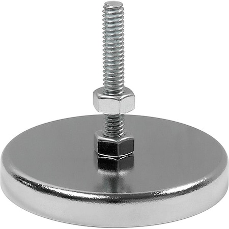 Cup Magnet with Bolt,22 lb. Pull