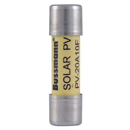 Solar Fuse, 5A, Fast-Acting, Not Rated, Cylindrical