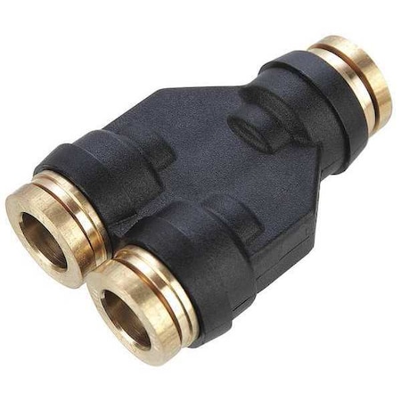 Wye, Nylon, Tube1/4", 1/4", Push-Fit1/4"