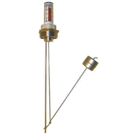 Therma Level Gauge, Tank 16" D, 1.5" NPT