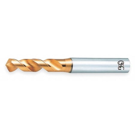 Screw Machine Drill Bit, 9.25 mm Size, 120  Degrees Point Angle, High Speed Steel, TiN Finish