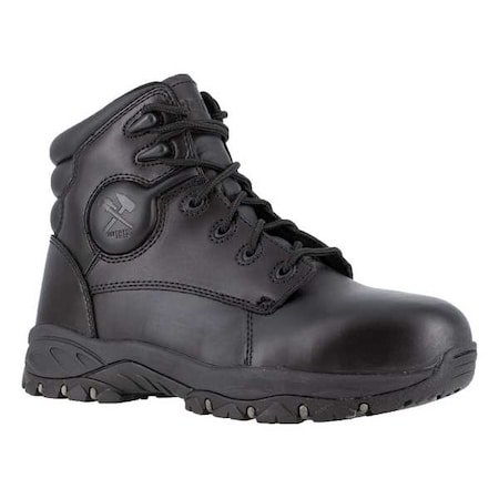 Men's 6-Inch Work Boot, 10 1/2 W, Steel Toe, 6 in H, Black, IA5150