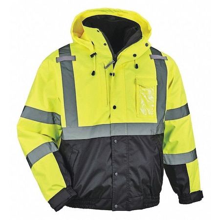Unisex 3-in-1 Bomber Jacket, 300D Oxford Polyester, Type R, 2XL