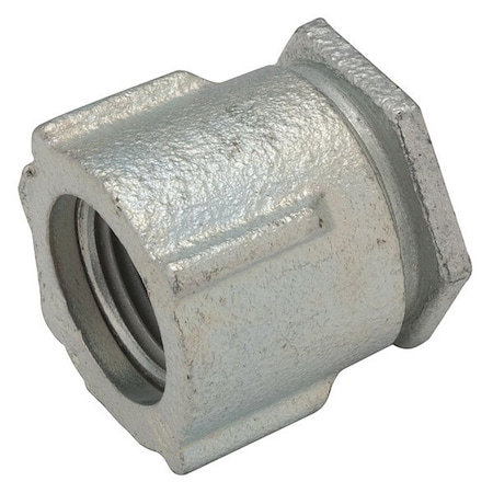 IMC Coupling, 1 in, Threaded, Iron, Plain, Gray