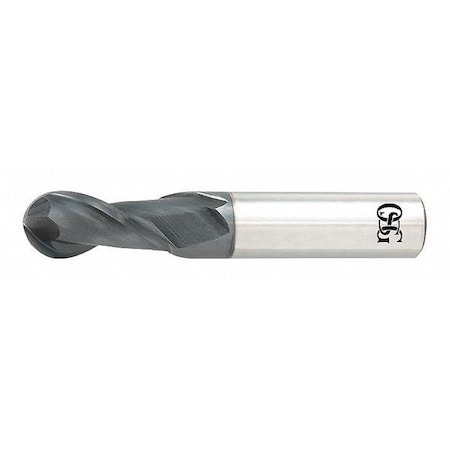 Carbide End Mill,HP421,3/16 D,5/8 Cut L