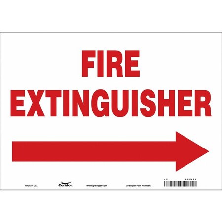 Safety Sign, 10 in Height, 14 in Width, Vinyl, Horizontal Rectangle, English