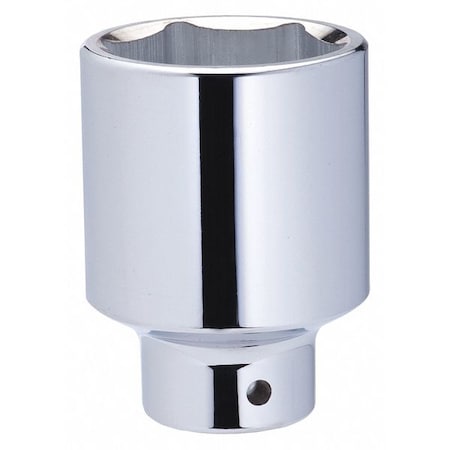 WESTWARD 3/4 in Drive, 35mm Metric, Socket, 6 Points,  Steel, Chrome, 35 mm