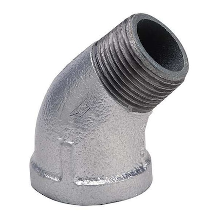 2" FNPT x MNPT Galvanized 45 Degree Street Elbow