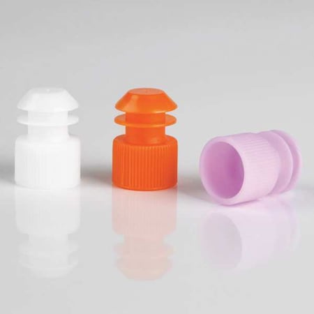 Flange Cap, Red, Polyethylene, PK1000