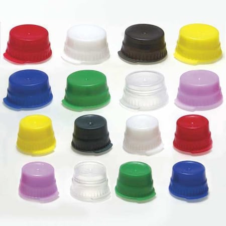 Snap Cap, Green, Polyethylene, PK1000