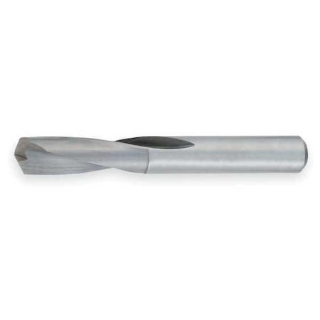 Screw Machine Drill Bit, 29/64 in Size, 135  Degrees Point Angle, Spiral Flute