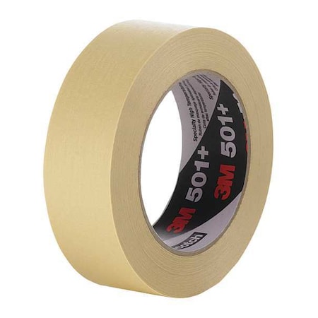 Painter's Tape, 36 mm W x 55 m L, 7.3 mil Thick, Tan, Rubber Adhesive, 24 PK